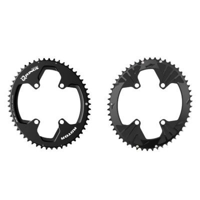 ROTOR Q RINGS BCD110X4 52T(FOR 36) OUTER BLACK Kettenblatt