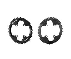 ROTOR Q RINGS BCD110X4 52T(FOR 36) OUTER BLACK Kettenblatt