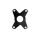 ROTOR ROAD BCD110X4 DIN 2X/1X - GLOSS BLACK Spider