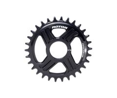 ROTOR ROUND RING DM MTB 36T BLACK (T-Type) Kettenblatt