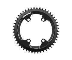 ROTOR ROUND RING 1X BCD110X4 52T UNIVERSAL TOOTH BLACK...