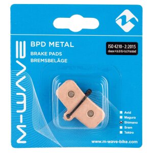 M-WAVE BPD Metal S2 Bremsbelag für Scheibenbremsen