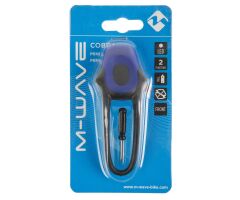 M-WAVE Cobra white Batterie-Blinklicht