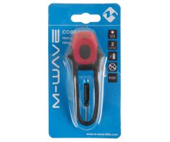M-WAVE Cobra white Batterie-Blinklicht