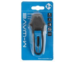 M-WAVE Cobra white Batterie-Blinklicht