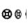 ROTOR ROUND DM BOSCH® E-Bike RING R36T BLACK Kettenblatt