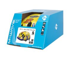 M-WAVE KID-S Sea Land Yellow Kinderhelm