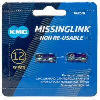 KMC Aurora blue MissingLink Verschlussglied