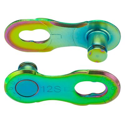 KMC Aurora green MissingLink Verschlussglied