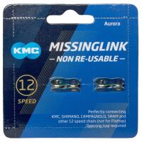 KMC Aurora green MissingLink Verschlussglied