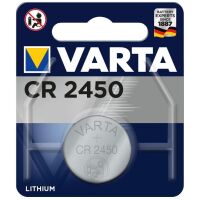Varta Knopfzelle CR 2450 Lithium 3V