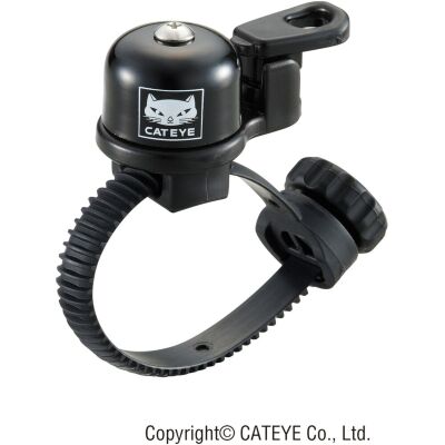 Cateye Klingel OH-2400 Micro Brass Bell Schwarz
