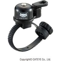Cateye Klingel OH-2400 Micro Brass Bell Schwarz