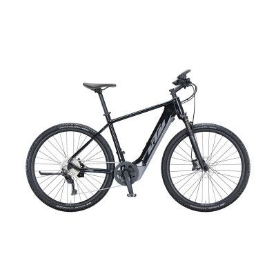 KTM MACINA CROSS 620 TS E-Bike Crossrad 2021 | metallic black (grey+blue)