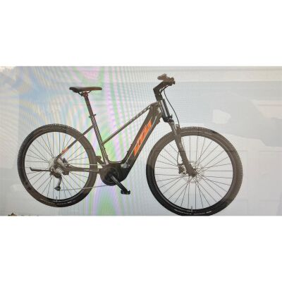 KTM MACINA CROSS P510 Trapez E-Bike Cross 500Wh 2022 | machine grey (orange+silver)