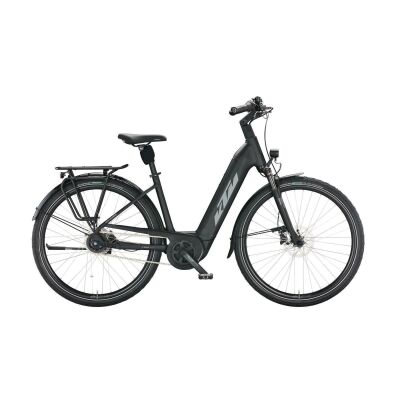 KTM CENTO 5 Tiefeinsteiger E-Bike Trekking 500Wh 2022 | black matt (grey+green)