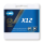 KMC Schaltungskette X12 EPT | 1/2" x 11/128", 126 Gl, 12f., dunkel si