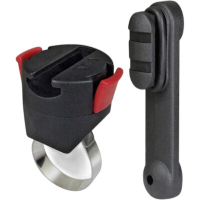 RIXEN & KAUL Trinkflaschenhalter-Adapter "Bottle Klick" SB-verpackt , ein beliebiger Flaschenhalter kann blitzschnell am Rad angeklickt werden, inkl. Miniadapter, (bis max. 1 kg)