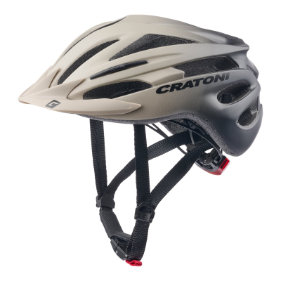CRATONI Fahrradhelm Pacer Jr. | darksand schwarz matt, Gr.XS/S (50-55cm)