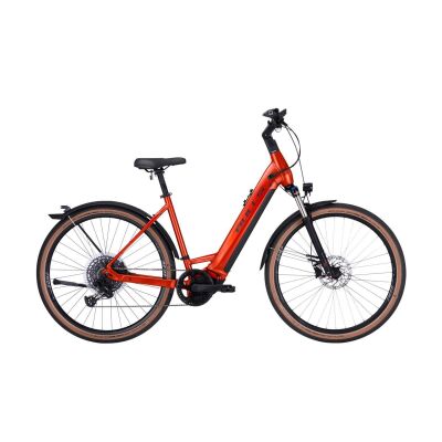 BULLS Cross Rider EVO 2 750 Wh Tiefeinsteiger Cross E-Bike 2022 | metallic orange