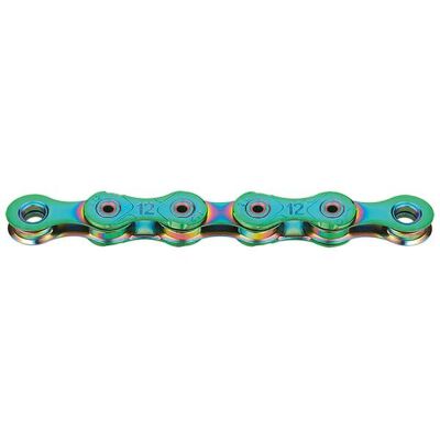 KMC X12L waxed Aurora green Schaltungskette gruen