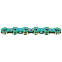 KMC X12L waxed Aurora green Schaltungskette gruen