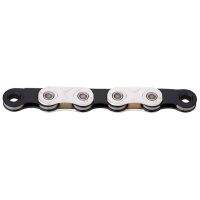 KMC X Flat silver/black flattop Schaltungskette schwarz