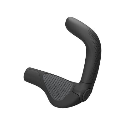 Ergon Lenkergriff GP5 Evo-L mit Bar Ends schwarz/grau Large lang/lang regular schwarz