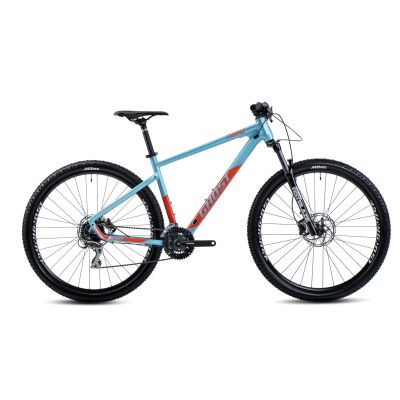 Ghost Kato Essential 27.5 AL MTB 2024 | baby blue pearl/dark orange - glossy