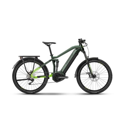 Haibike Adventr FS 8 630 Wh E-MTB Fully 2024 | gloss metal green apple black