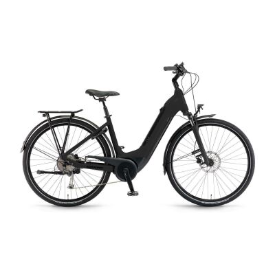 Winora Tria 9 Tiefeinsteiger 500 Wh Trekking E-Bike 2023 | schwarz matt