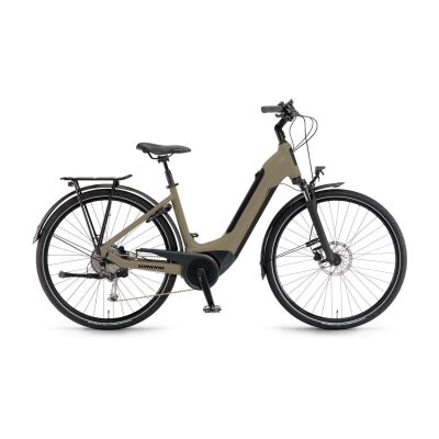 Winora Tria 9 Tiefeinsteiger 500 Wh Trekking E-Bike 2025 | iced coffee matt