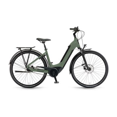 Winora Tria N8 Tiefeinsteiger 500 Wh Trekking E-Bike 2023 | bamboogreen matt