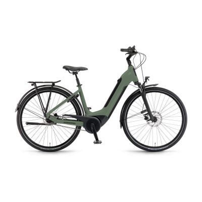 Winora Tria N8 Tiefeinsteiger 500 Wh Trekking E-Bike 2025 | bamboogreen matt