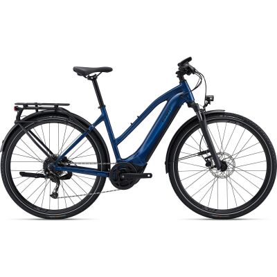 GIANT Explore E+ 2 STA 500 Wh Trekking E-Bike 2022 | metallic navy / black satin-gloss