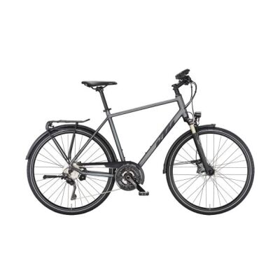 KTM LIFE STYLE H Trekkingrad 2024 | steel grey matt (black+red)