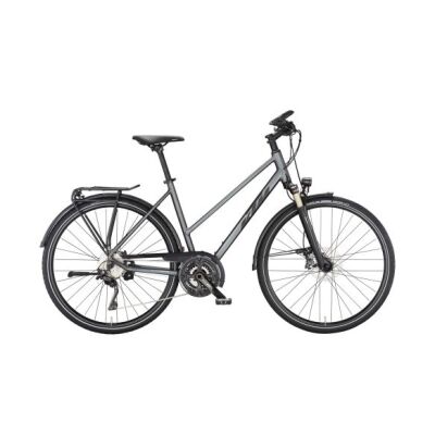 KTM LIFE STYLE D Trekkingrad 2024 | steel grey matt (black+red)