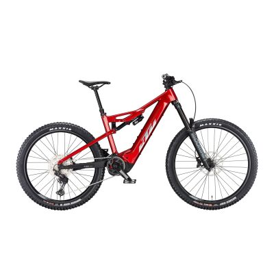 KTM MACINA PROWLER ELITE E-MTB Fully 2024 | chrome red (chrome+orange+blue)