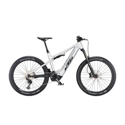 KTM MACINA LYCAN 772 E-MTB Fully 2024 | starlight silver (black+blue)