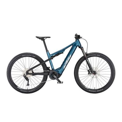 KTM MACINA CHACANA 591 E-MTB Fully 2024 | vital blue matt (silver+black)