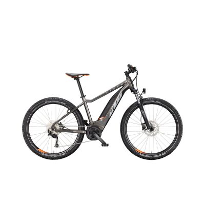 KTM MACINA RIDE 571 E-MTB 2024 | machine grey (silver+orange)