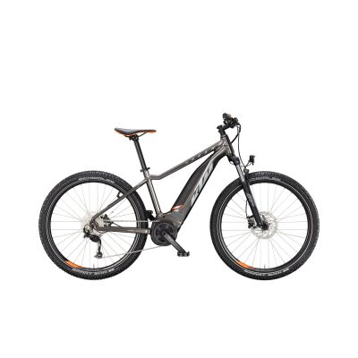 KTM MACINA RIDE 571 E-MTB 2024 | machine grey (silver+orange)