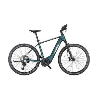 KTM MACINA CROSS 710 H E-Bike Cross 2024 | green purple flip matt (silver+orange)