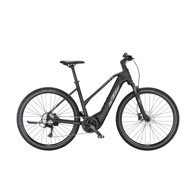 KTM MACINA CROSS 510 D E-Bike Cross 2024 | black matt (grey+orange)