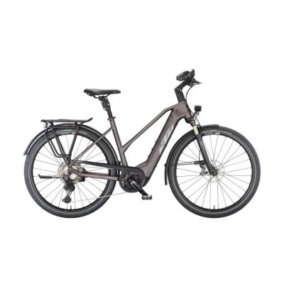 KTM MACINA STYLE 710 D E-Bike Trekking E-Bike 2024 | elderberry matt (grey+orange)