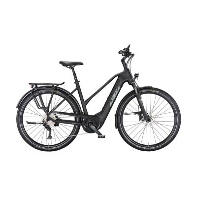KTM MACINA TOUR CX 610 D E-Bike Trekking E-Bike 2024 | black matt (grey+yellow)
