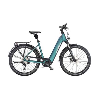 KTM MACINA GRAN 720 US E-Bike City E-Bike 2024 | green purple flip matt (silver+black)