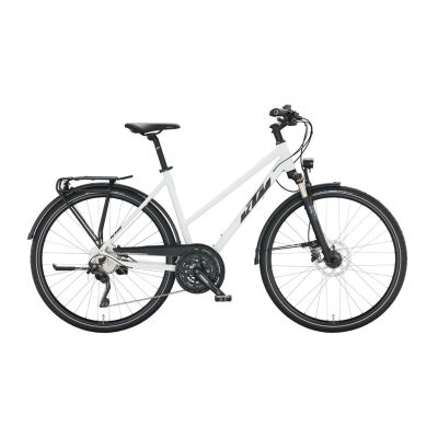 KTM VENETO LIGHT DISC D Trekkingrad 2024 | white matt (black+red)