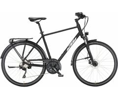 KTM VENETO DISC H Trekkingrad 2024 | white matt (black+red)