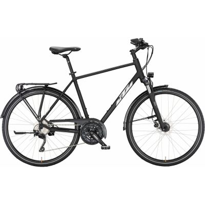KTM VENETO DISC H Trekkingrad 2024 | white matt (black+red) | 46cm